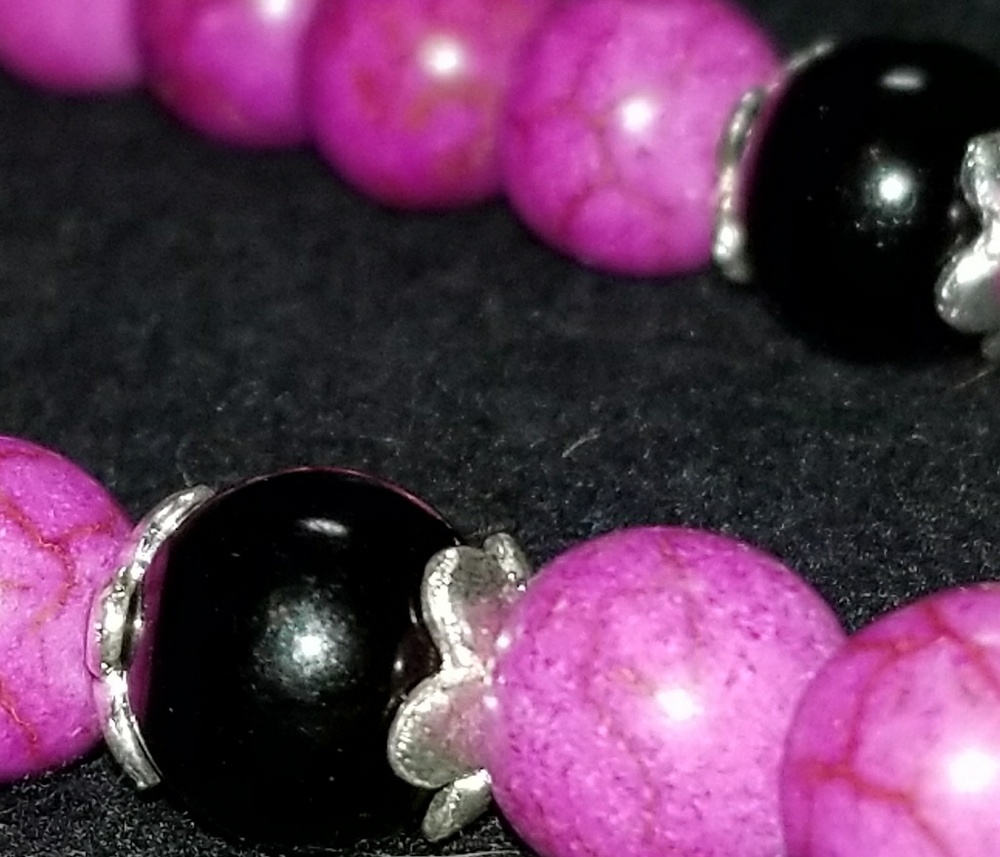 Pink & Black Rosary